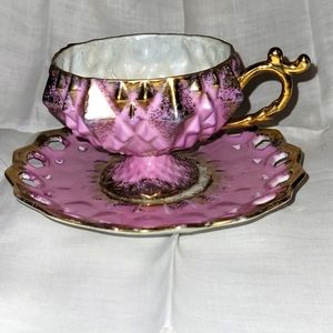 Vintage Royal Halsey Very Fine China Teacup & Saucer